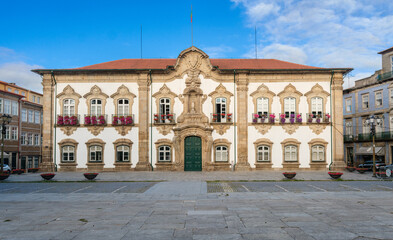 Fototapeta premium Braga City Hall in Braga, Portugal