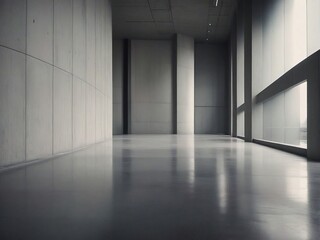 Fototapeta premium corridor with windows