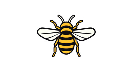 Bee isolated on PNG Background