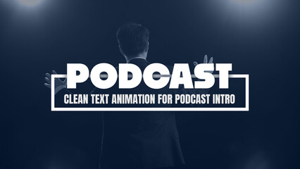 Text Animation for Podcast Intro