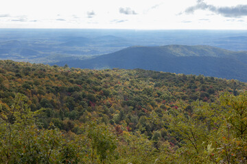Obraz premium Green mountains from Great Smoky Mountains