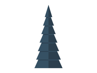 Fototapeta premium Tree vector illustration. The growing presence vegetation enhances ecological balance Trees play crucial role in maintaining health and vitality environment Nature thrives through interconnectedness