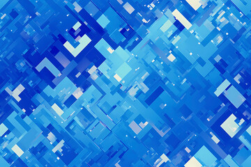 abstract blue background with squares and rectangles. vector illustration.