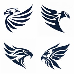 Stylized eagle logo
