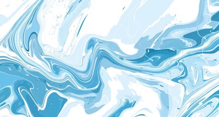fluid light blue and white abstract background