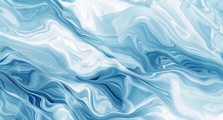 Fototapeta premium fluid light blue and white abstract background