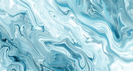 Obraz premium fluid light blue and white abstract background