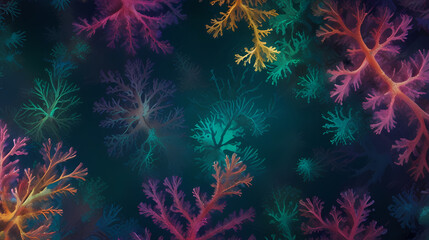 Beautiful view of coral under the sea