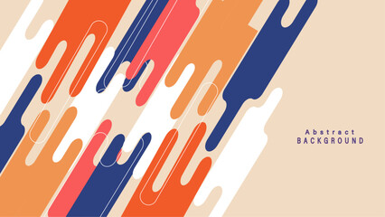 Modern colorful geometric poster. Geometric shape background