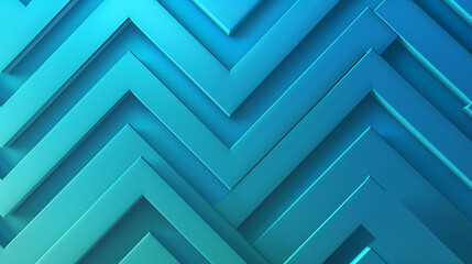 Abstract design background with zigzag gradient from blue to cyan modern wallpaper