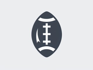 Obraz premium american football ball icon, logo design