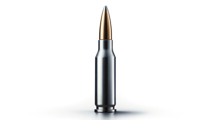 Bullet on white background