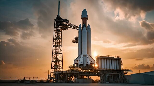  A launch pad for rockets, ready for another mission into deep space 
