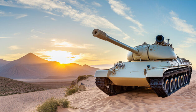 carro armato deserto guerra conflitto 