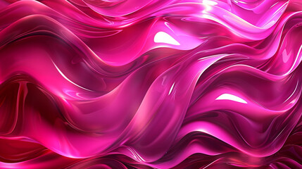 Bold fuchsia abstract waves with a flame motif great for a striking colorful background