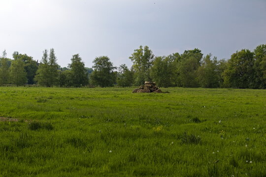 Stack of Rocks on a field