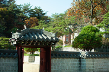 traditional Korean pavilion