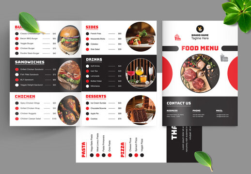 Food Menu Design Layout