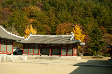 pavilion in the temple korea