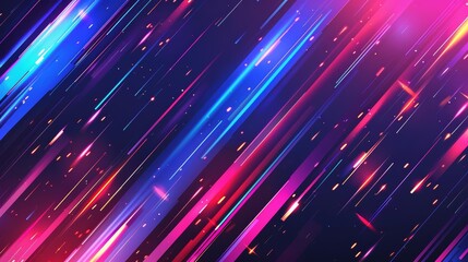 Celebrate creativity with a banner showcasing an abstract futuristic background sport illustration, ideal for dynamic events, Sharpen banner with space for text