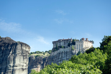 meteora rock formations and monasteries in greece