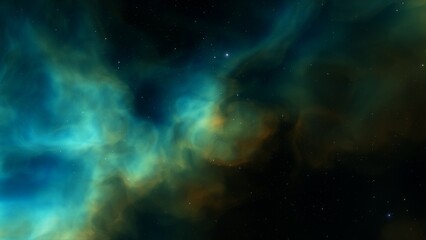 Obraz premium bright nebula, nebula in space, majestic red-purple nebula, beautiful space background 3D render 