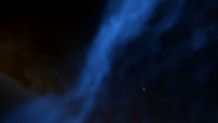 bright nebula, nebula in space, majestic red-purple nebula, beautiful space background 3D render
