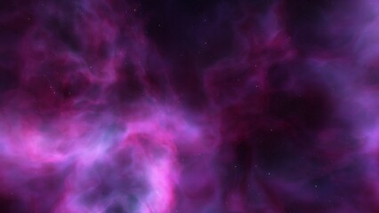 Deep space nebula with stars. Bright and vibrant Multicolor Starfield Infinite space outer space background with nebulas and stars. Star clusters, nebula outer space background 3d render
