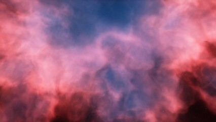 Deep space nebula with stars. Bright and vibrant Multicolor Starfield Infinite space outer space background with nebulas and stars. Star clusters, nebula outer space background 3d render
