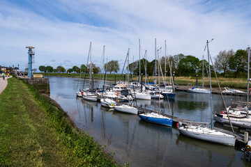 Fototapeta premium Saint-Valery-sur-Somme, Hauts-de-France, , France