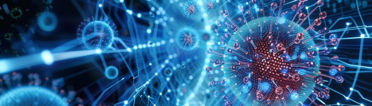 Psychic data analysts who enter trance states to see the flows of data and predict the paths of viral infections