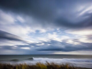 Obraz premium clouds over the sea