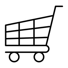 cart shop icon line