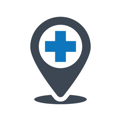 Hospital location icon