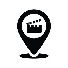 Cinema hall location icon