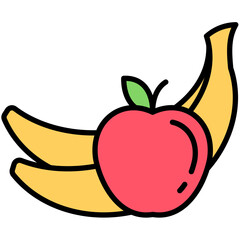 Fruits Colored Icon Pack