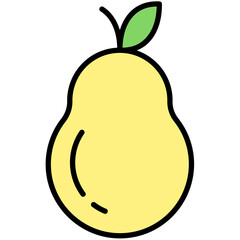 Fruits Colored Icon Pack