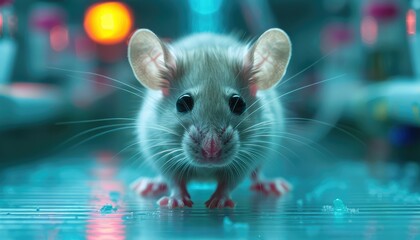 Genetically Modified Mice, Showcase images of mice that have been genetically modified for research purposes
