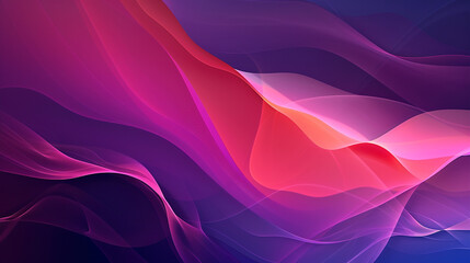 Vibrant abstract wallpaper with wave-like gradient from purple to pink sleek graphic design