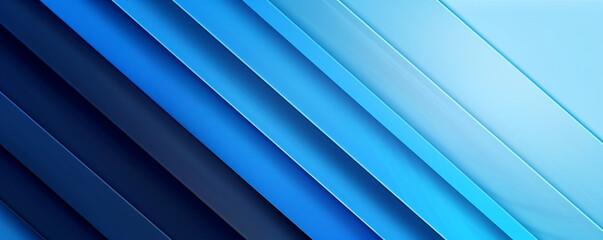 Vibrant abstract background featuring diagonal gradient from sky blue to navy blue