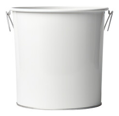 PNG Paint bucket mockup white white background flowerpot.