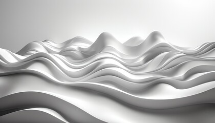 Obraz premium Monochrome waves, eyelevel, interlocking patterns, sharp focus, miraculous design