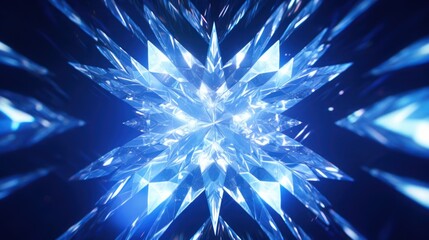 Abstract background,a kaleidoscopic triangle tunnel swirling with mesmerizing patterns,