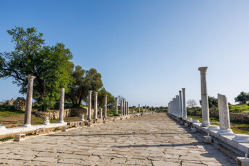 Side Ancient Ruins: Columns and History Antalya, Turkey