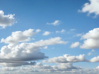 Obraz premium blue sky with clouds