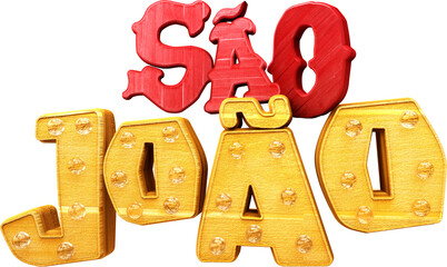 selo 3d varejo festa sao joao, arraia de ofertas descontos de festa junina no brasil © Wersiley