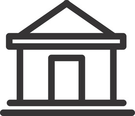 home house icon outline 