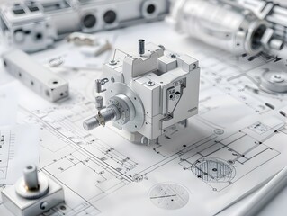 Industrial Engineering Design Blueprints and Schematics for Innovative Product Development