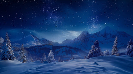 A small house with a chimney is lit up with Christmas lights