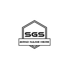 SGS logo. S G S design. White SGS letter. SGS, S G S letter logo design. Initial letter SGS linked circle uppercase monogram logo. S G S letter logo vector design.	